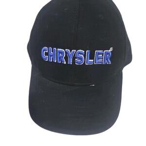 New Chrysler Embroidered Black Ball Cap Adjustable Steve & Barry’s 100% Cotton